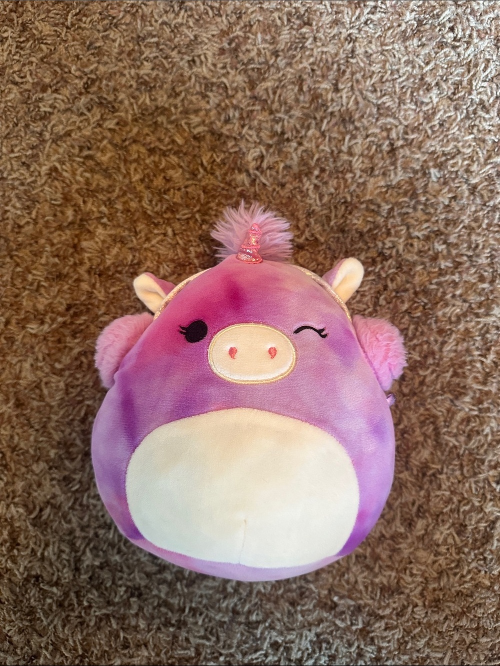 Squishmallows Purple Pink Unicorn Plush